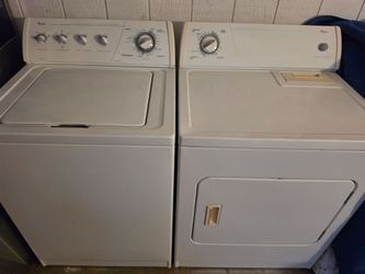 Whirlpool washer and dryer