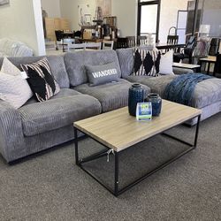 Grey Modular Sectional ✅ Financing Available - Bad or No Credit Accepted ✅ 