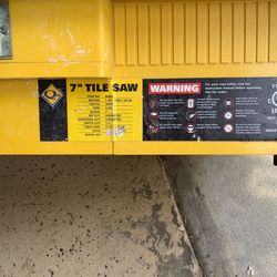Tile Saw