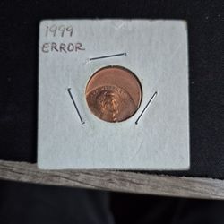1999 Error Penny 