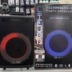 2100W Rechargeable Bluetooth 8” Speaker