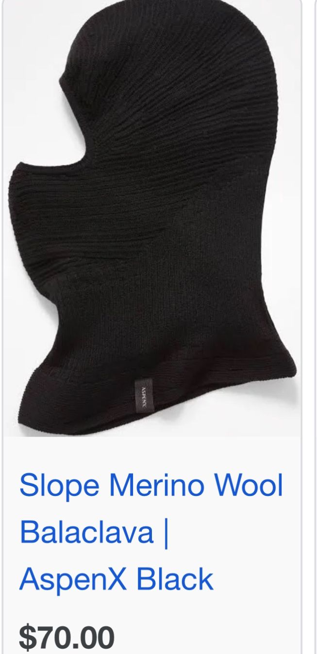 Pure Wool winter gaiter- Face Mask Or Ski Gear