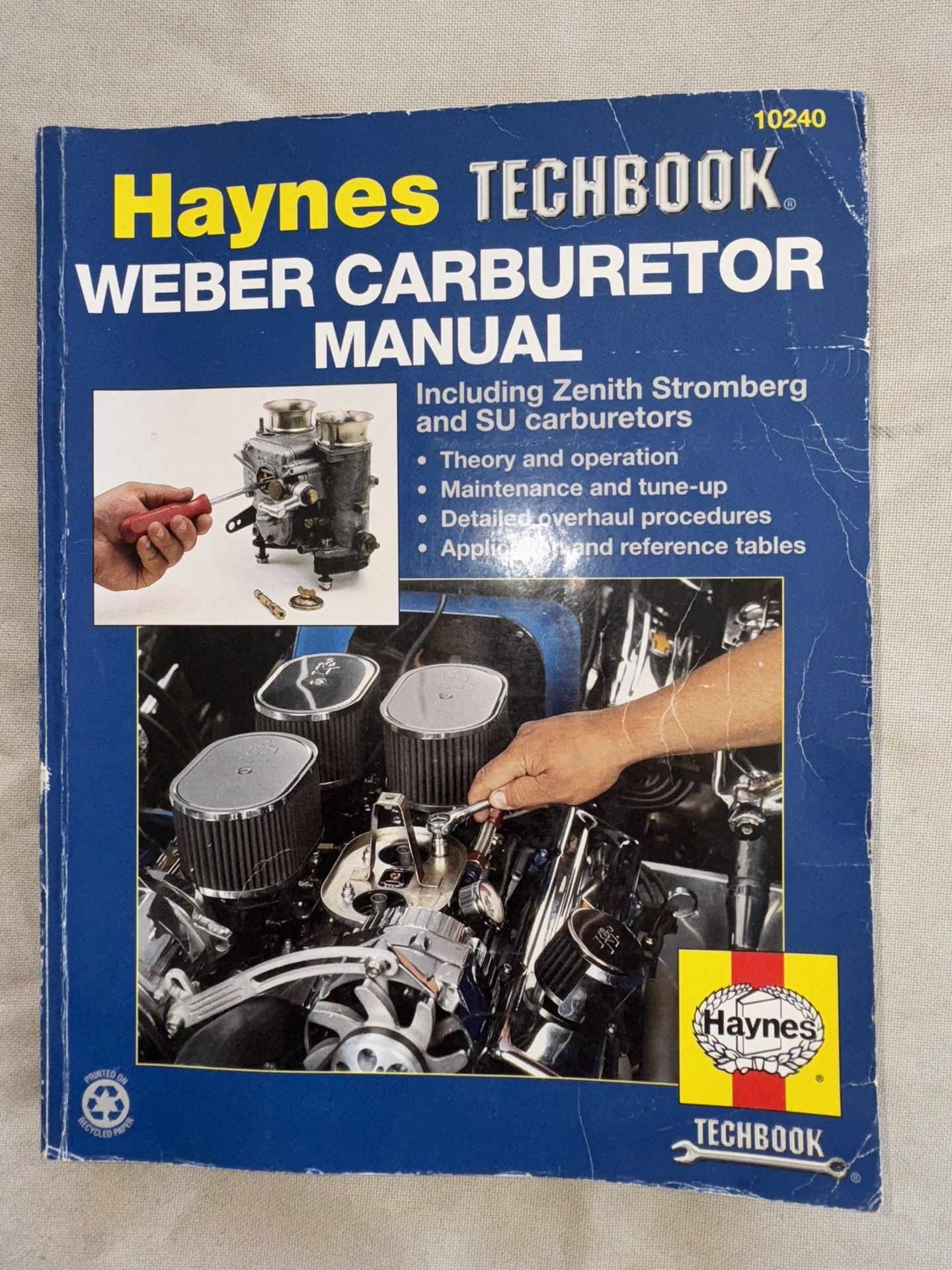Haynes Weber Carburetor Manual Tech Book