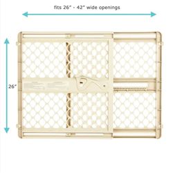 NEW-Plastic Baby Safety Gate 26–42 Inch