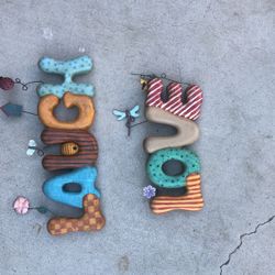 Love Laugh Wall Art / Wall Decor 