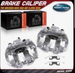 2 PC Rear Brake Calibers With Bracket