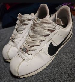 Nike Cortez White and Black Sneakers