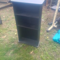 Solid Wooden Shelf With 3 Shelves 