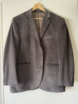 Men’s Suit Jacket Brown IZOD 42S