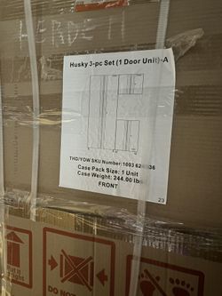 3-Piece Heavy Duty Welded Steel Garage Storage System