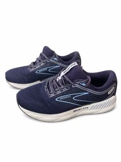 Brooks Beast GTS Men’s Size 11 2E Wide Navy Blue Running Walking Shoes 110401