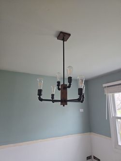 Rustic Industrial Light Fixture