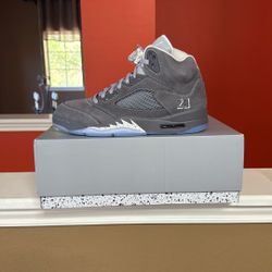 Jordan 5 Wolf Grey Size 10.5M