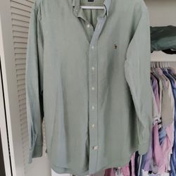Ralph Lauren Shirt Large Green