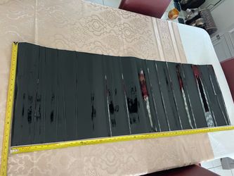 Gloss Black vinyl car wrap 20 inch by 58 inch NEW