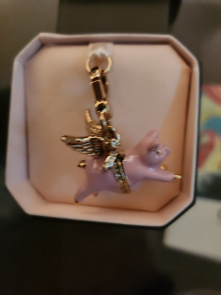 Juicy Couture Flying Pig Charm