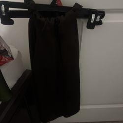 LOFT Brown Satin Top