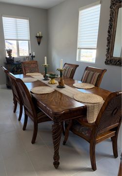 Dining room table and China cabinet