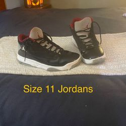 Size 11 Jordan Max Aura 2 “Black Cement” 