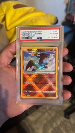 PSA 10 Radiant Charizard Crown Zenith 020/159