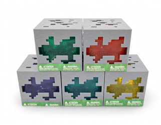 Minecraft Jelly Cubes Lot of 5 Complete Set 2.25" Squishy Fidget NEW Viral Rare