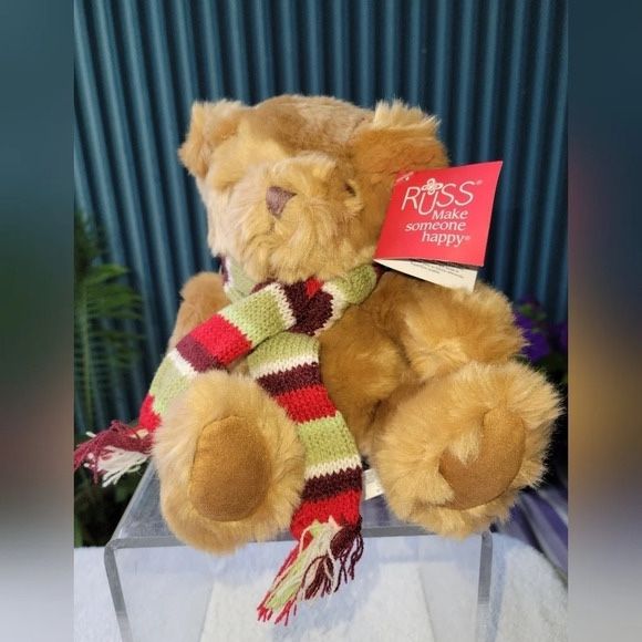 Russ Berrie Make Someone Happy Teddy Bear Applause