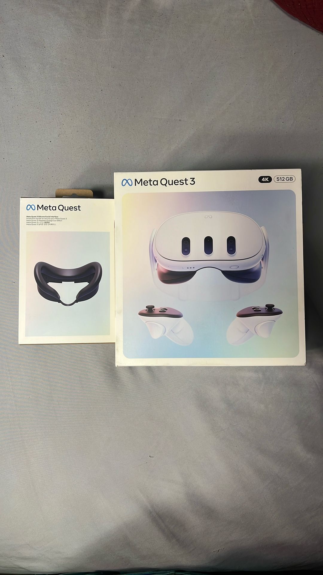 Meta Quest 3 (512GB) & Silicone Facial Interface Package