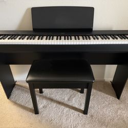 Yamaha P225 Digital Piano Bundle 