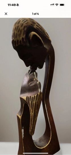 Hand Carved Wooden Sculpture 