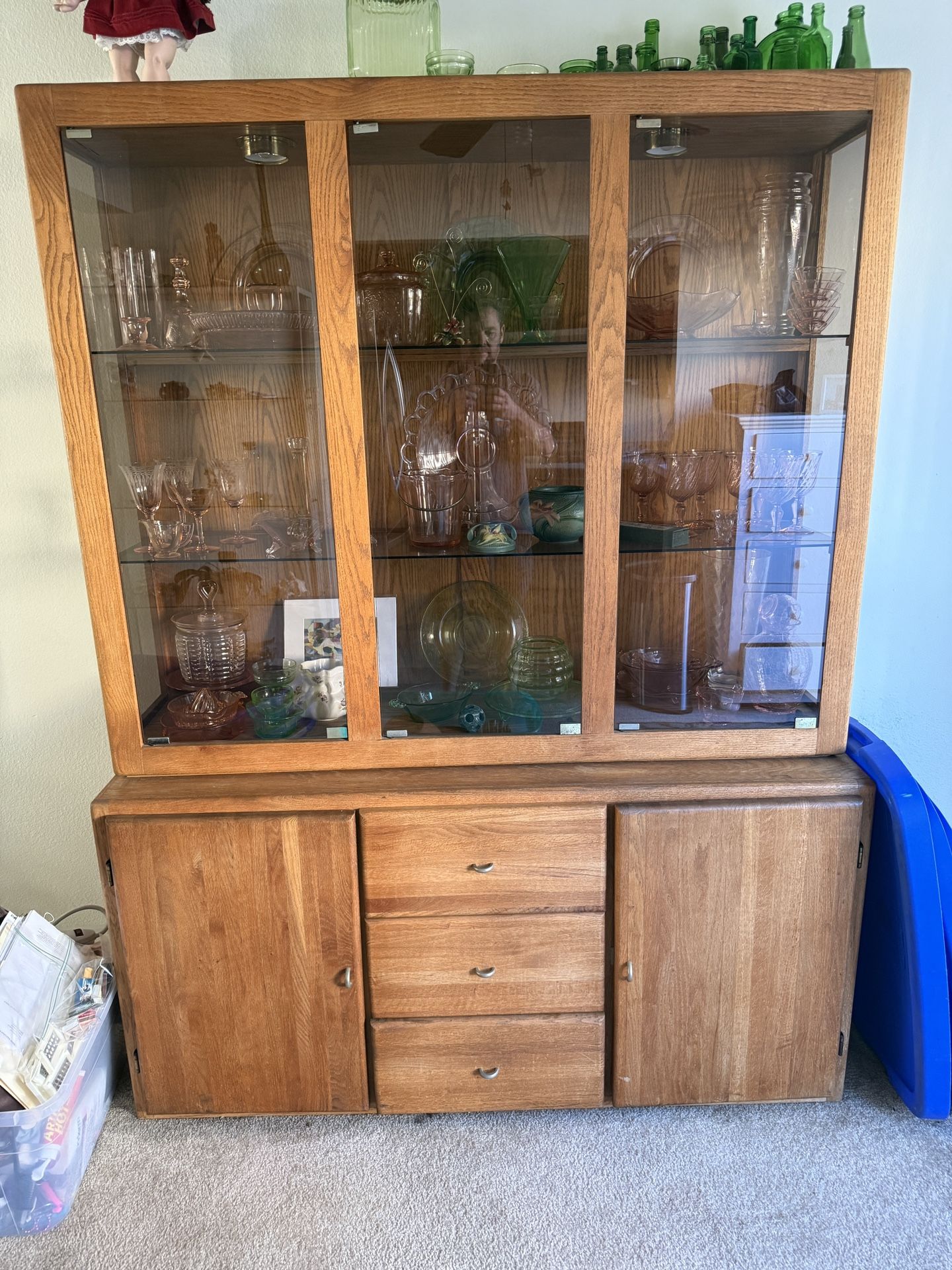 Oak Hutch