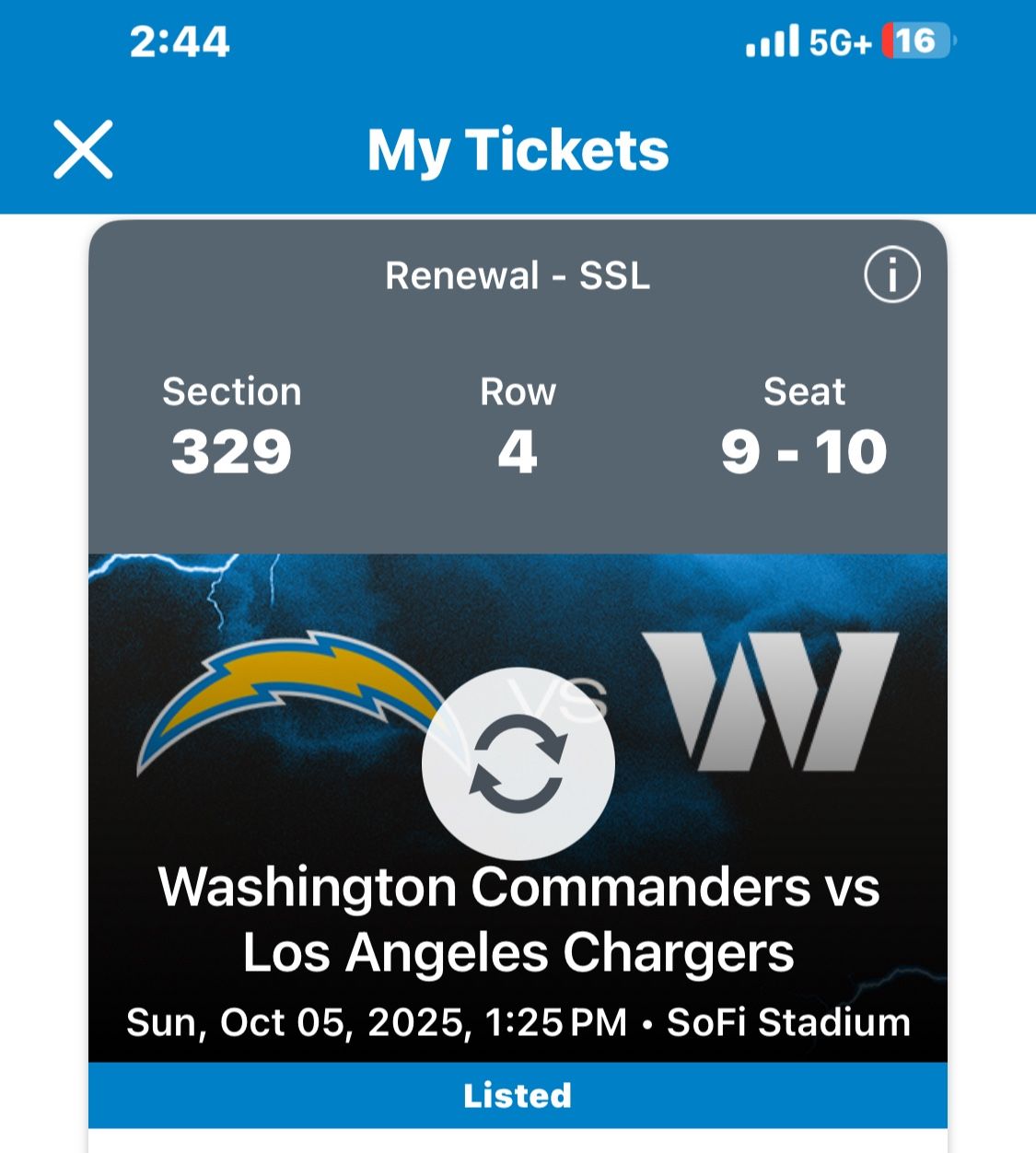 Chargers Vs Commanders