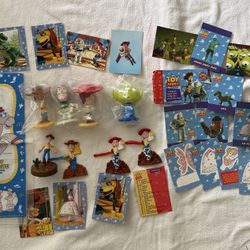1990s Pixar Toy Story And Toy Story 2  Figures,  Bobbleheads,  Trading Cards