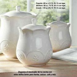 Princess House Set De 3 Botes Marbella Nuevos 