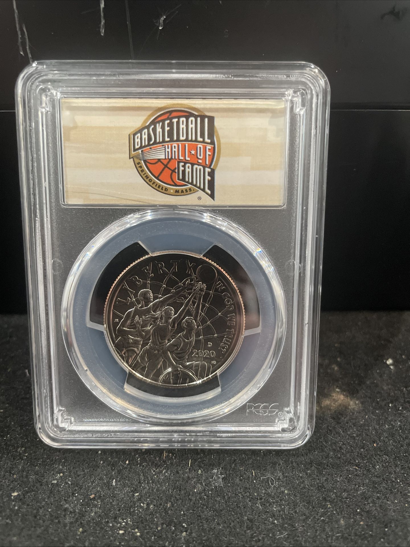 2020 D Perfect Graded Basketball Hall Of Fame Half Dollar Graded At MS70 S-18