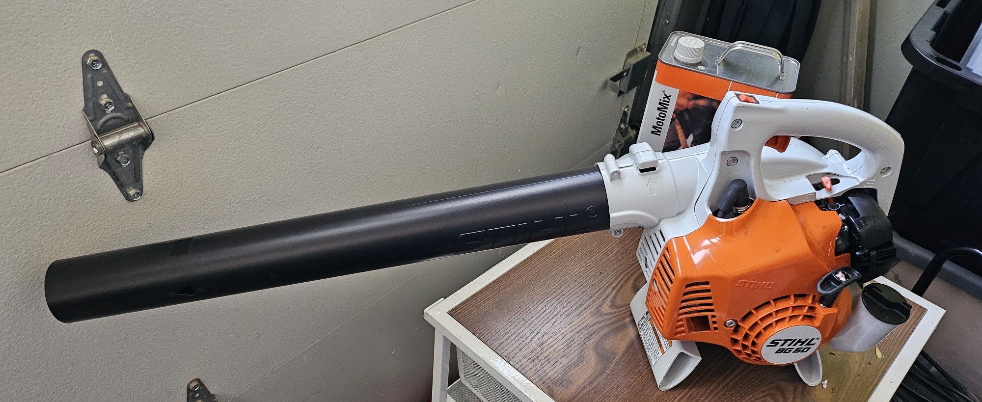 Stihl BG50 Leaf Blower With Motomix (Only Used 2x).$160