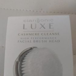 AUTHENTIC, NEW Clarisonic Luxe Cashmere Cleanse High Performance Brush Head