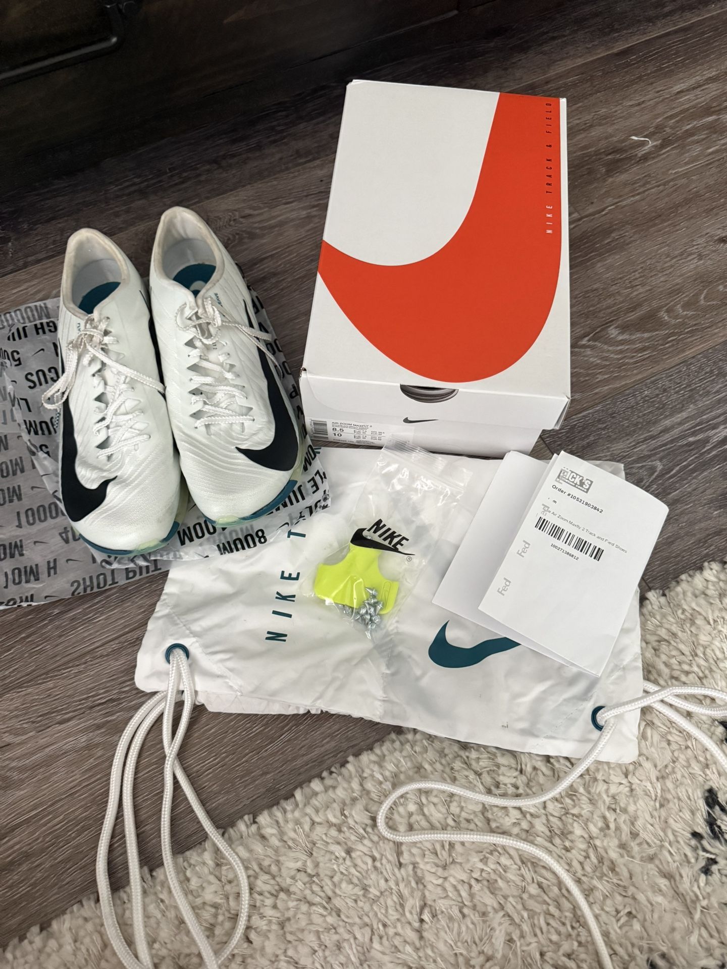 Nike Air Zoom Maxify 2 Track and Field Shoes. Size 8.5 mens/ 10 womens.