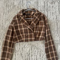 Brown Crop Sweater