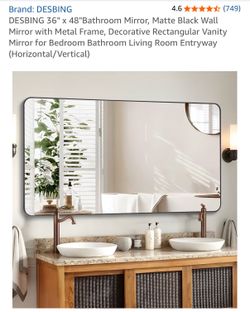 36x48 wall mounted mirror NEW IN BOX