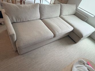 Crate & Barrel Lounge Deep 2 Piece Sectional