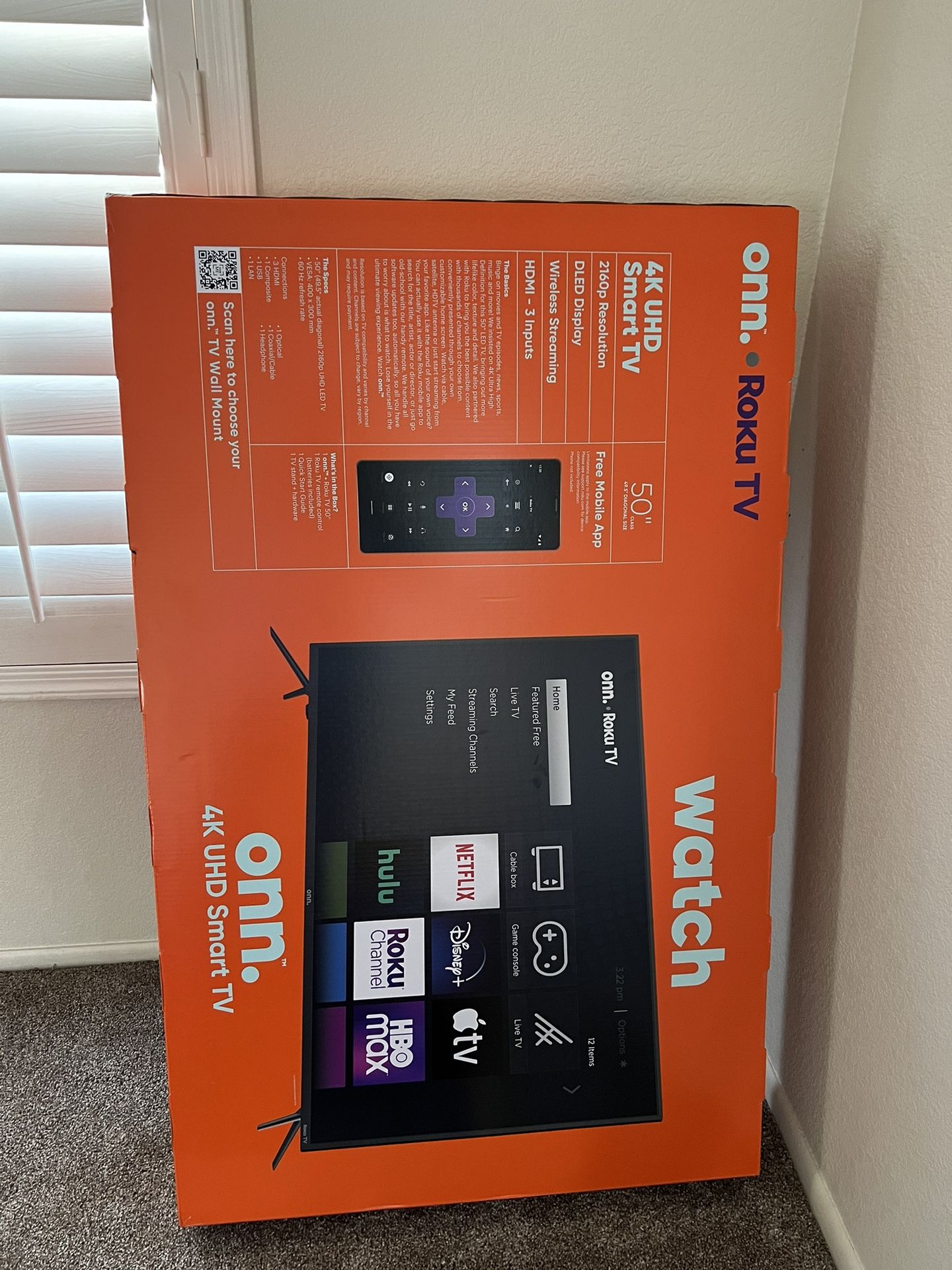 Brand New 50” Roku Smart TV