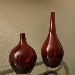Red Vases