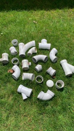 4 inch DWV PVC fittings
