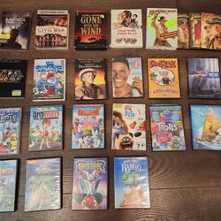 various DVD - 21 pcs
animation
cartoon
classic
history
all for $20

* Indiana Jones series
(Last crusade-DVD missing)