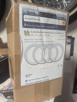 15-In dummy White Walls pack of four