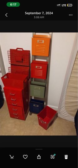 Metal Kids Room Decor Shelves PB Teen