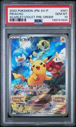 Pokemon Japanese SV Promo psa 10 $150 each