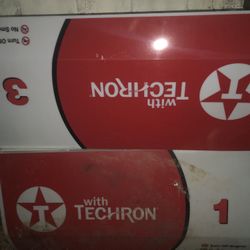 Pump Sign 1,2,3,4 Sign Cover