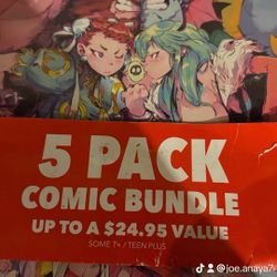 Streets Fighter 5 Pack Comic Bundle 