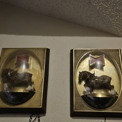 Budweiser Light Up Signs